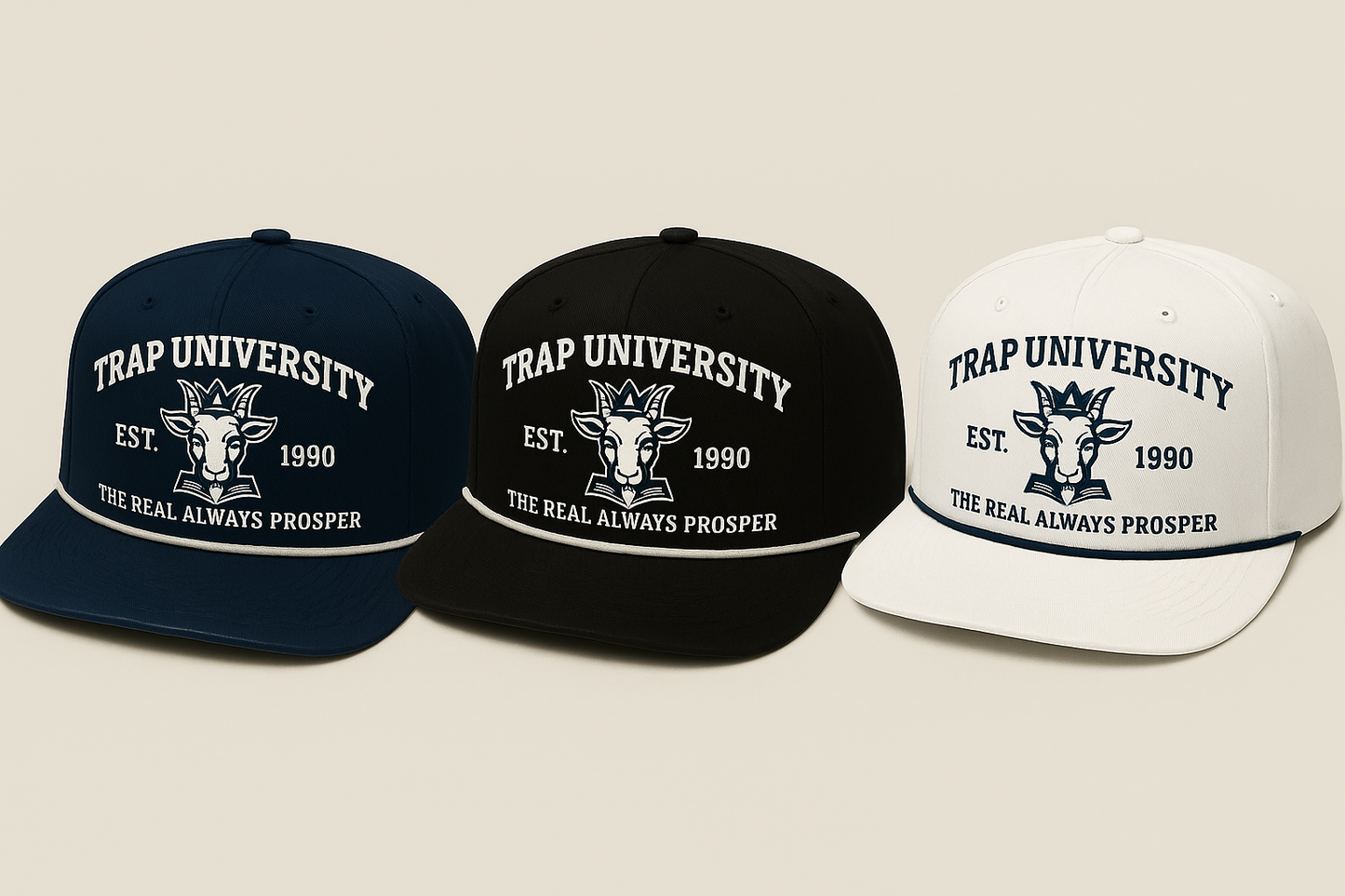 Trap University Clasdic Snap Back Cap